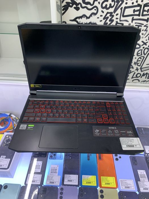 Acer nitro core i5 10300h 8/512gb gtx 1650 в магазине реал ауэзова 32