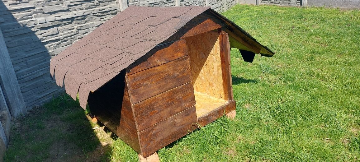 Cușcă cu terasa câine talie medie-mare