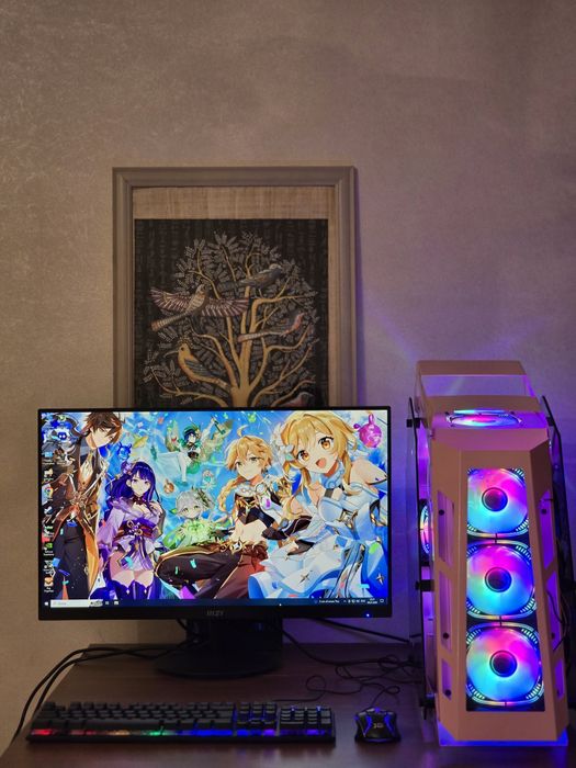 Продаётся мощный игровой ПК  RTX4060 + Игровой Монитор 27*  200hz