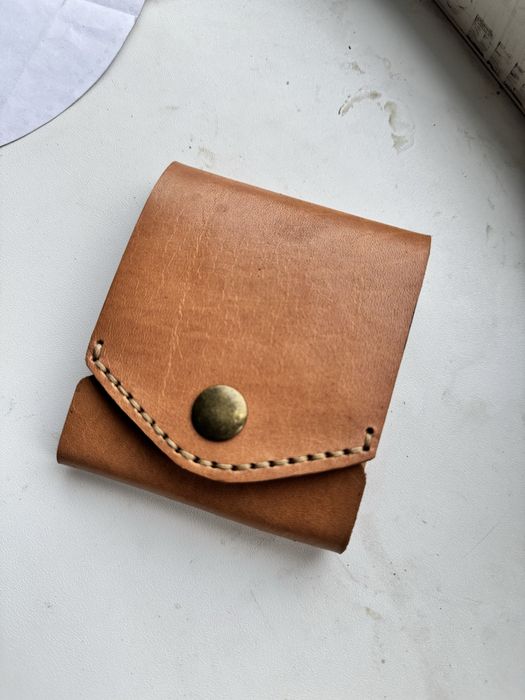 Кожаное портмоне ручной работы!