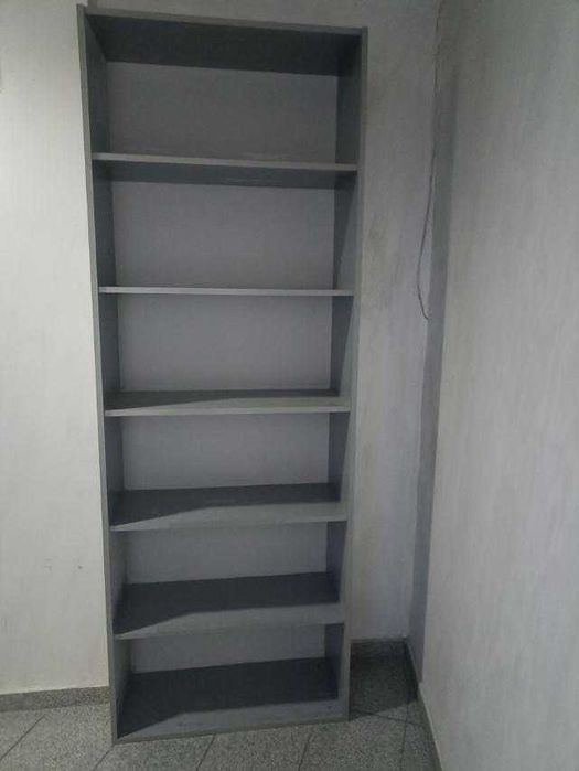 Етажерка с 5 рафта - сиво