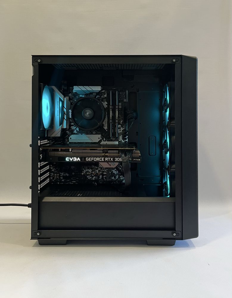 Геймърски компютър AMD Ryzen 5 5500, RTX 3060 Ti 8GB, 16GB ram