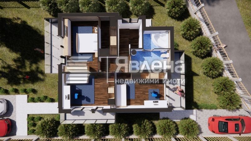 Самостоятелна къща с двор в с. Еленово за продажба