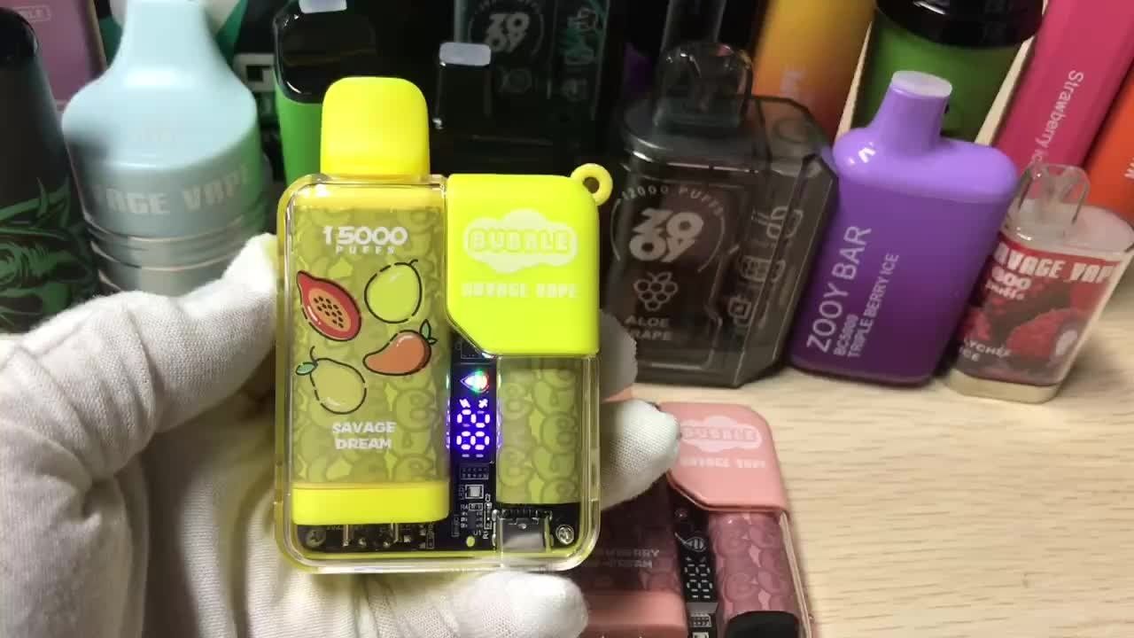 Premiera!! Vape 15.000 puffs Display Incarcare Type C