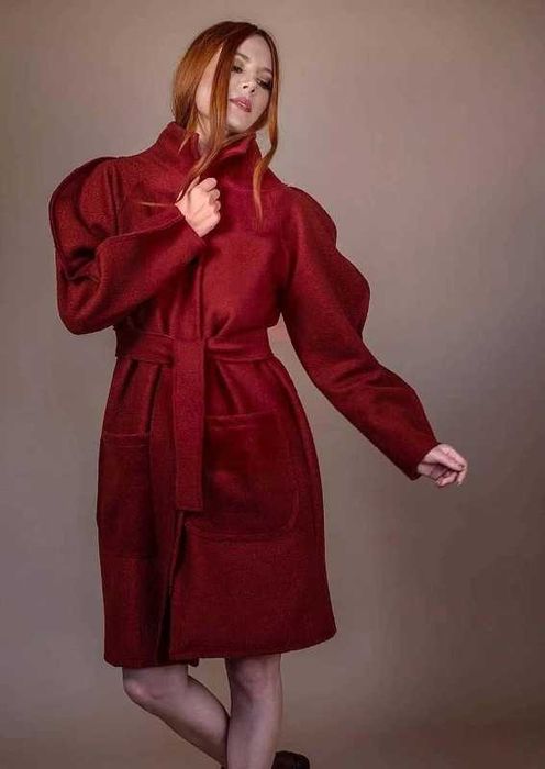 Palton lana atelier Laura Chiriță