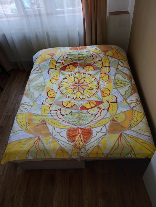 Husa pilota decorativa Joy (frequency art), 170 x 220 cm