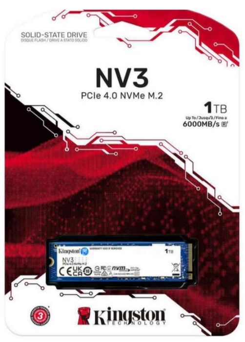 Ssduri Kingston NV3  1 Tb, PCIe 4.0 NVME, M.2. - noi sigilate !
