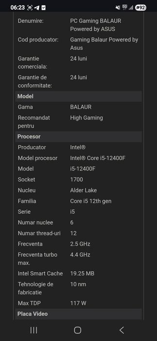 De vanzare pc gamin balaur de la pc garage