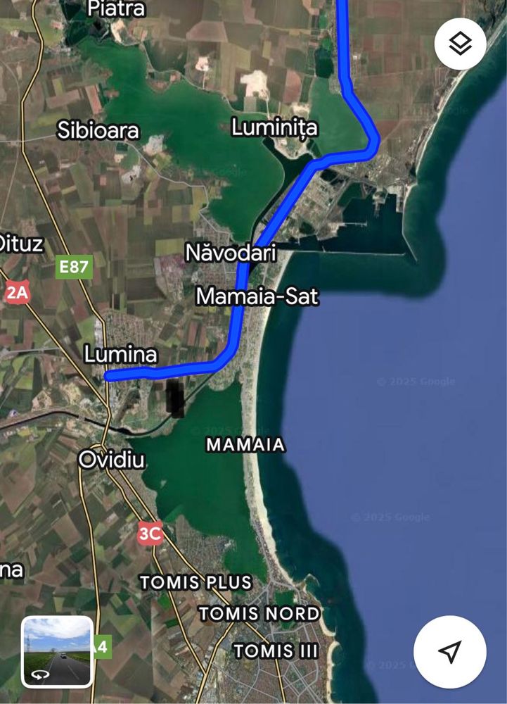 Teren intravilan de vanzare Navodari teren cu deschidere la DJ226