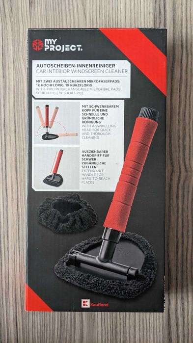Dispozitiv pentru curatare parbriz interior