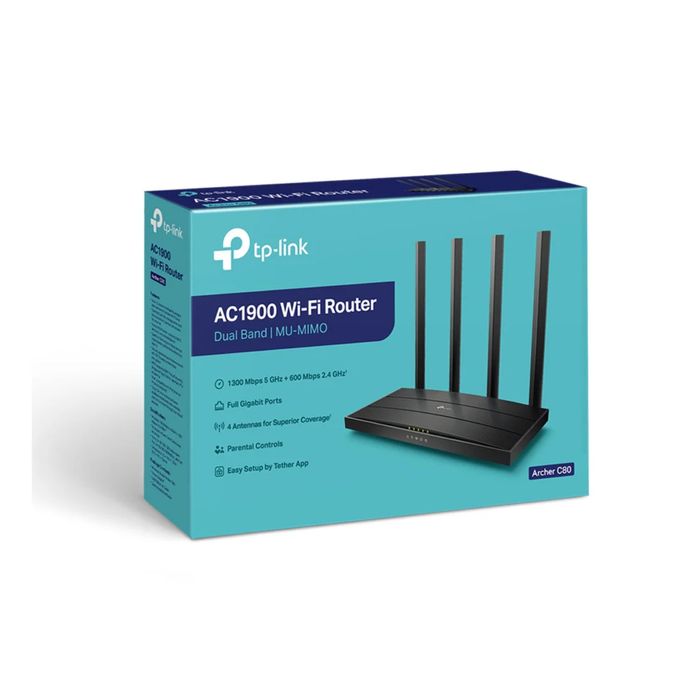 Продам гигабайтный роутер усилитель tp-link archer c80