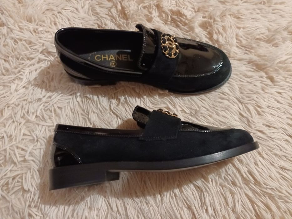 Chanel ест.кожа  обувки