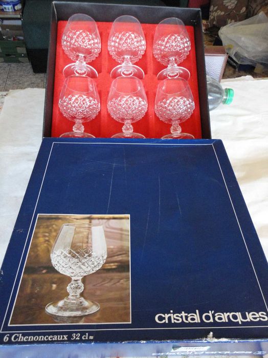 Кристални чаши разлч.видове Френски оргинал 5 компл.