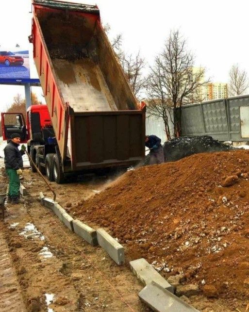 Доставка топырак, глина гщс, пгс, балласт, отсев, сникерс хова камаз