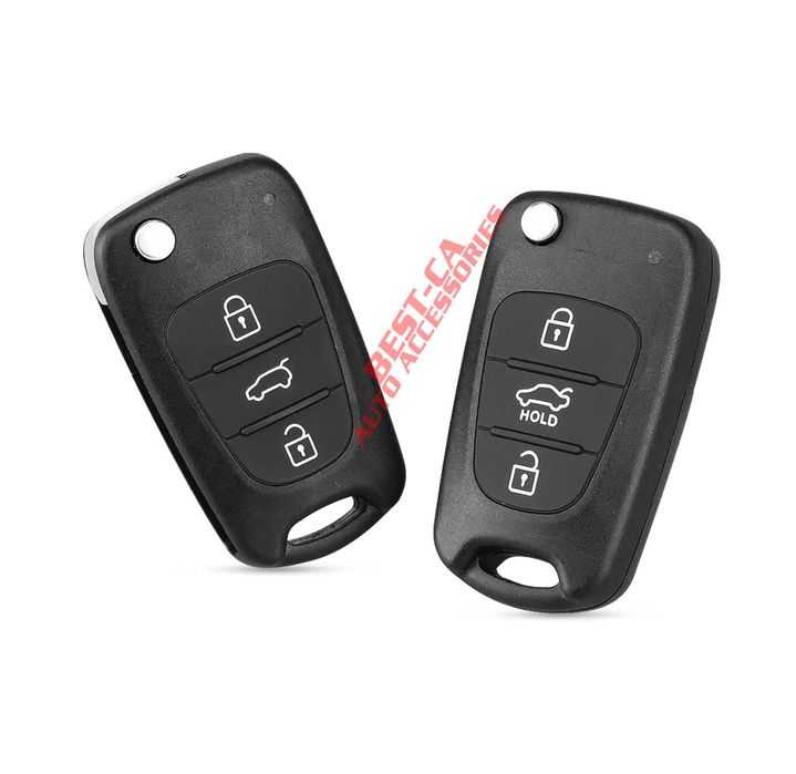 Carcasa cheie auto 3 butoane (HOLD NO HOLD) pentu KIA si Hyundai TOY40