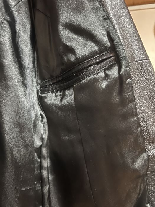 Geaca lunga piele naturala TCM