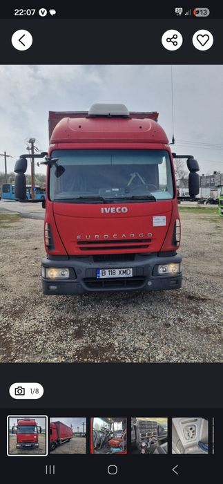 Vand Iveco Eurocargo 120E25,18 paleți,12 tone