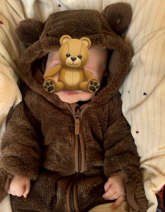 Мек и пухкав кафяв космонавт на марката НМ. Размер 2-4 месеца, 62 см