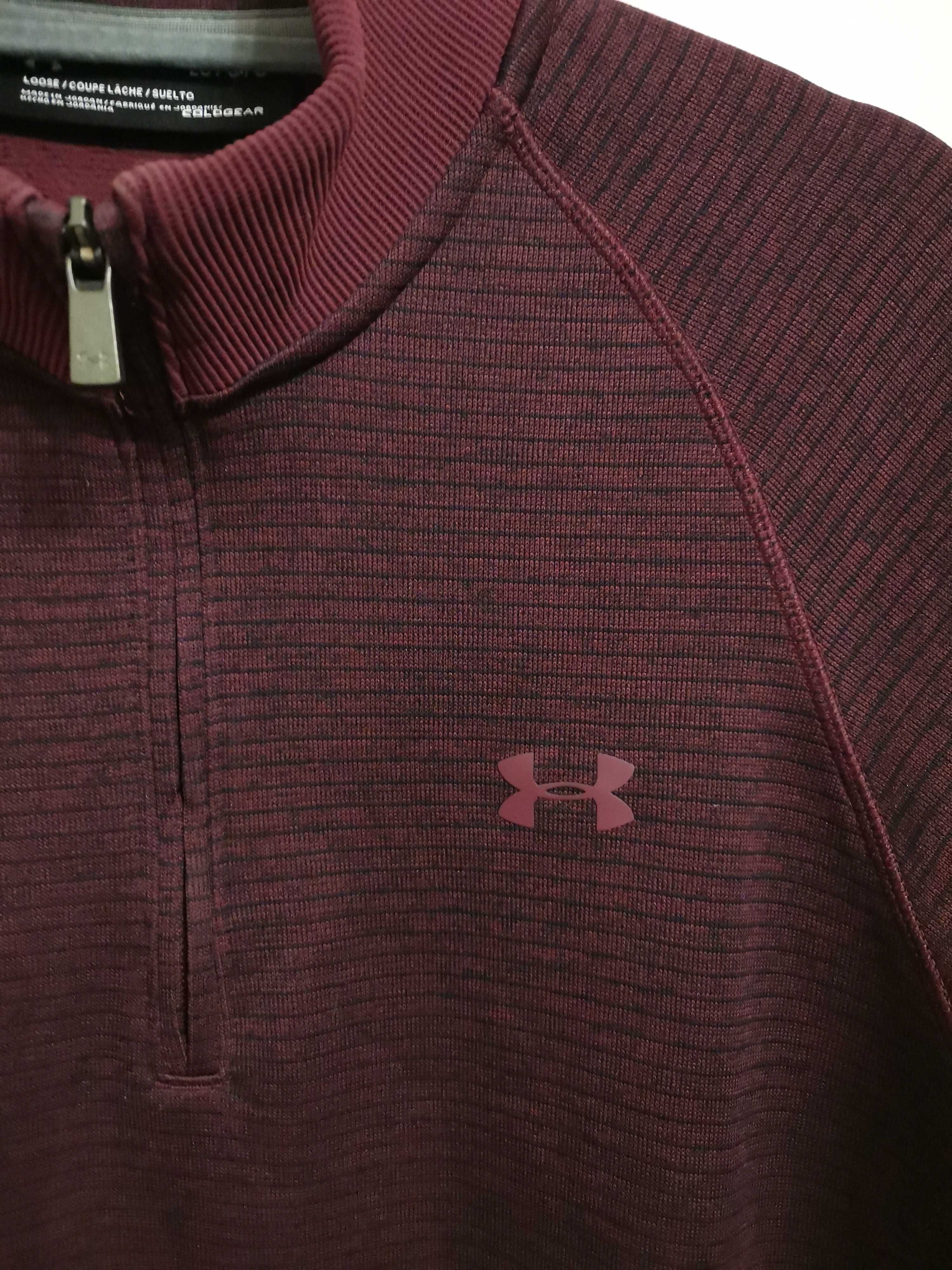 UNDER ARMOUR Quarter Zip Pullover Sweater.