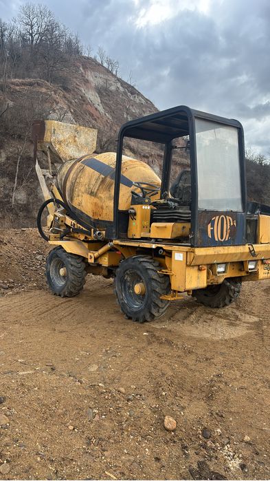 Autobetoniera 4x4 fiori schimb cu miniexcavator