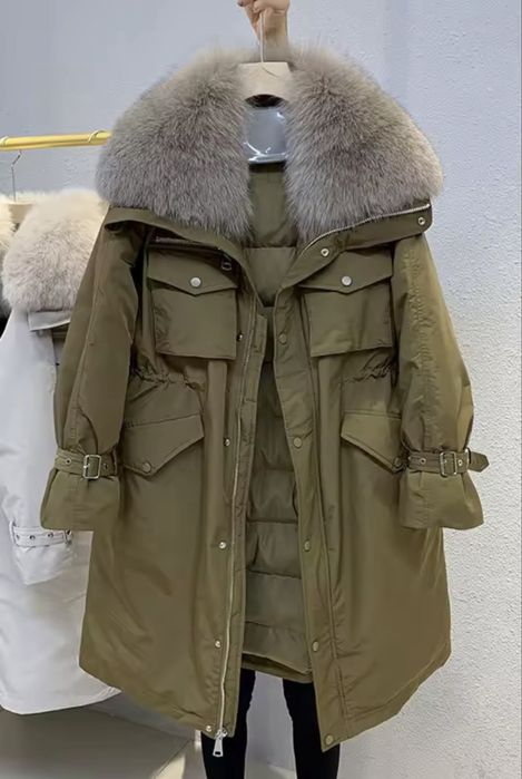 Парка с яка от ествен косъм