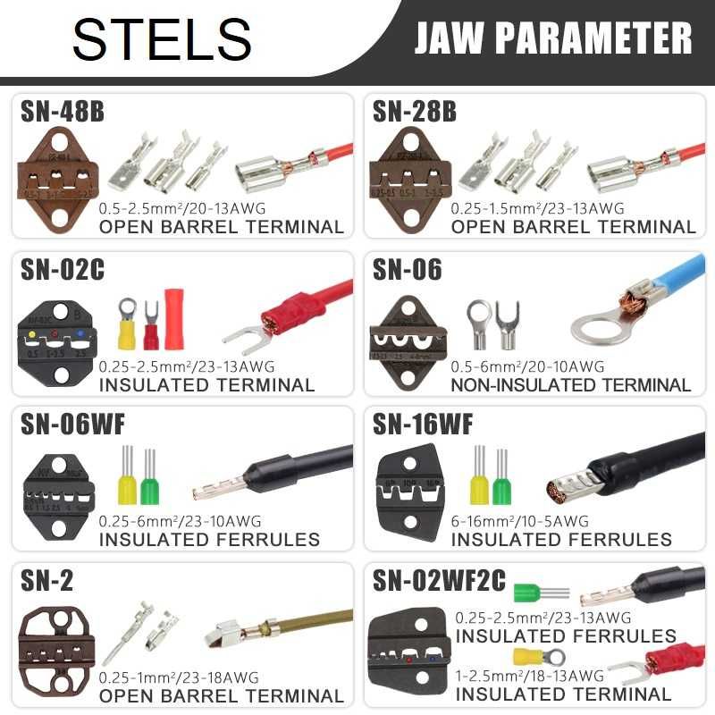 Клещи за кримпване STELS SN-48B