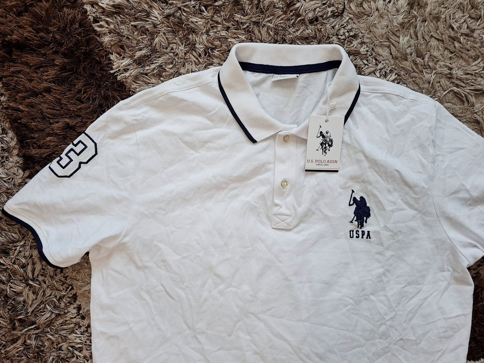 U.S.POLO ASSN.-ОРИГ. Тениска Нова!!!
