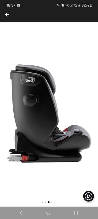 Scaun auto copii Isofix 9-36kg Britax Romer ADVANSAFIX IV R Air Silver