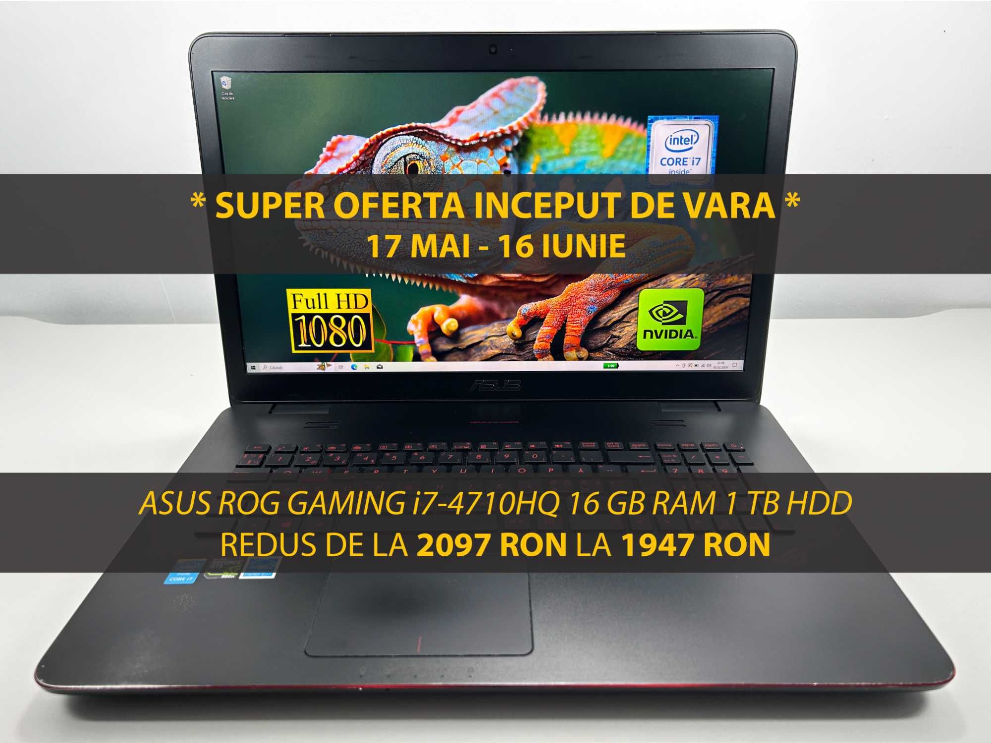 Super Oferta! REDUCERI Laptop Lenovo Helix Dell Asus ROG HP Zbook G7