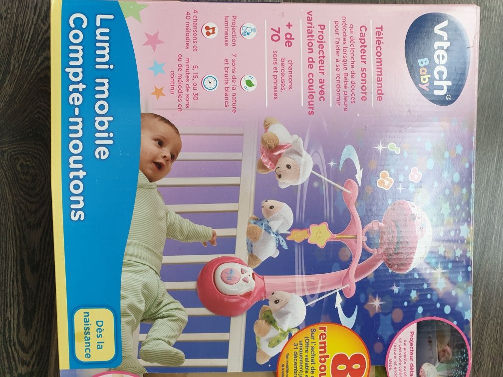 Carusel muzical pentru pătuț Vtech baby