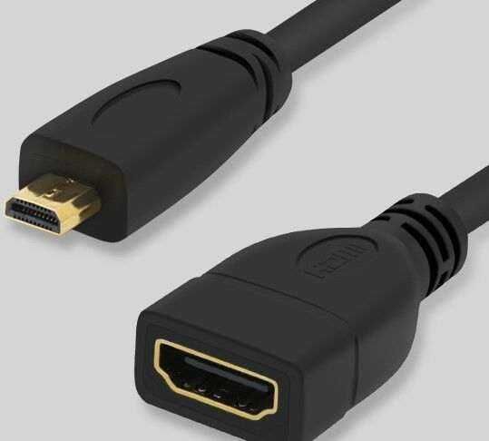 Adaptor micro HDMI Raspberry Pi - Nou - Garantie