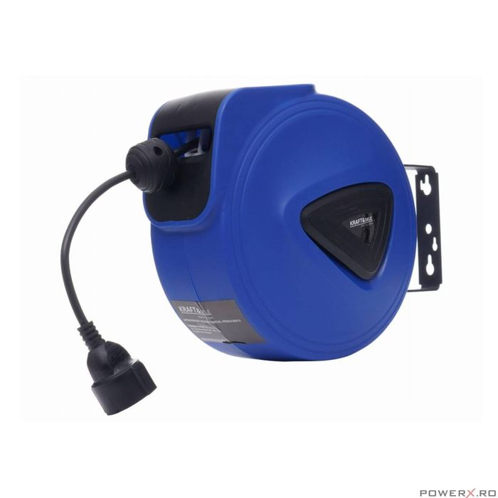 Cablu electric prelungitor cu tambur 10m, Kraft