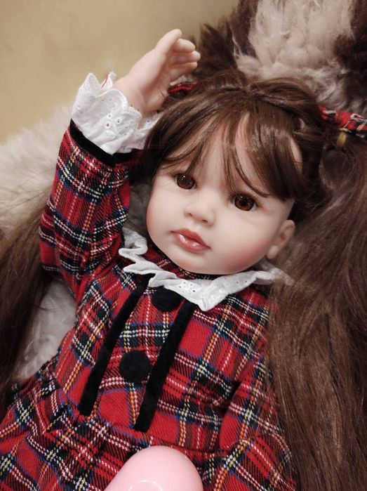 Кукла реборн, реалистична кукла , преродено бебе, reborn baby 55см