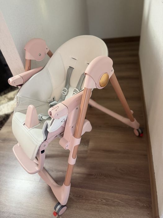 Детско столче peg perego розово