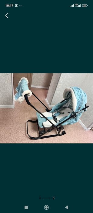 Продам санки коляска