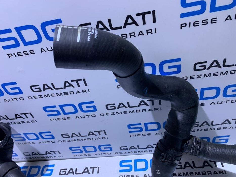 Conducta / Conducte Furtun / Furtunuri Apa / Lichid Racire Motor Audi A3 8P 1.6TDI CAYB CAYC 2008 - 2013 Cod 1K0122051FR / 1K0 122 051 FR