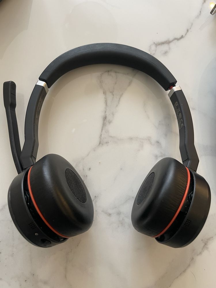 Wireless слушалки Jabra Evolve 65 + Charging station