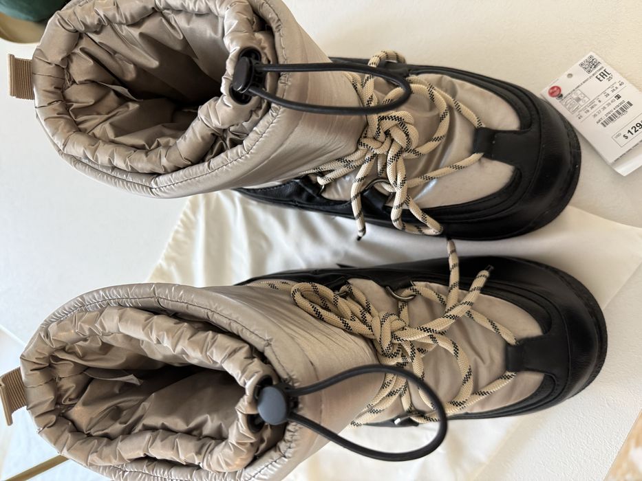 Дебели зимни боти – ZARA водоустойчиви