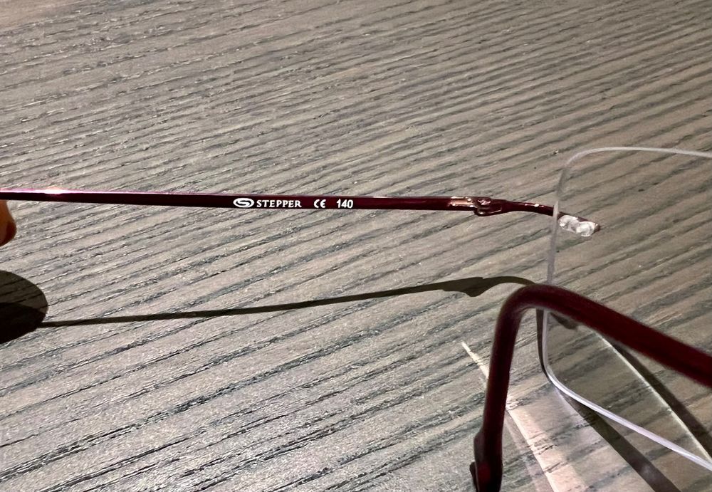 Безоправные очки  STEPPER  сделано в Германии-титаниум-оригинал