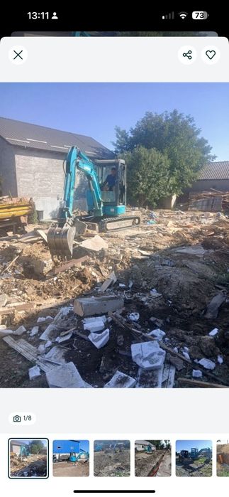 Inchiriere Miniexcavator utilaje