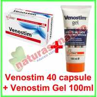 Venostim 40 capsule + Venostim Gel 100 ml PROMOTIE - Farma Class