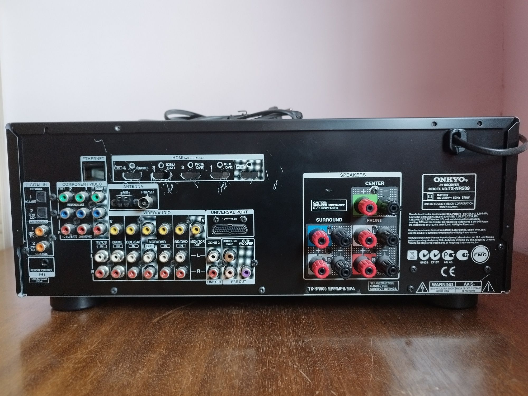 Onkyo TX-NR509 за части или ремонт