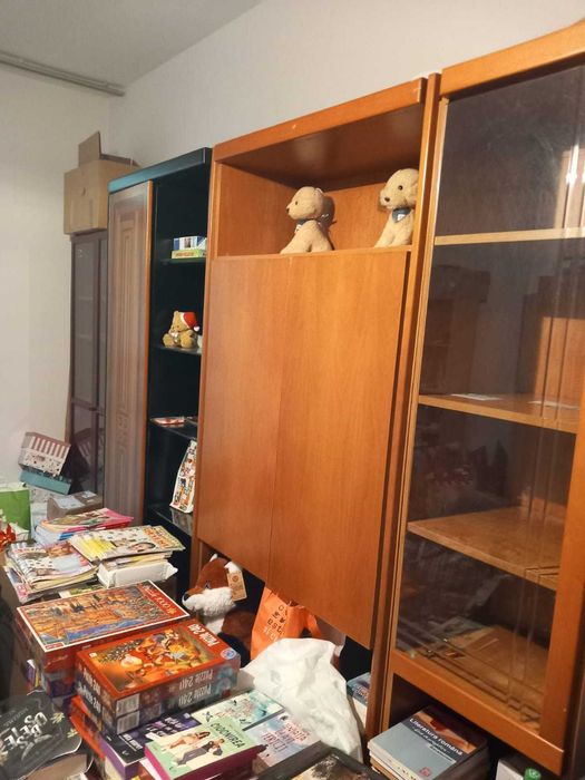 Biblioteca lemn masiv
