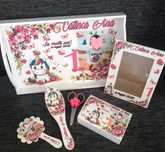 Set mot/turta personalizat cu poze si text