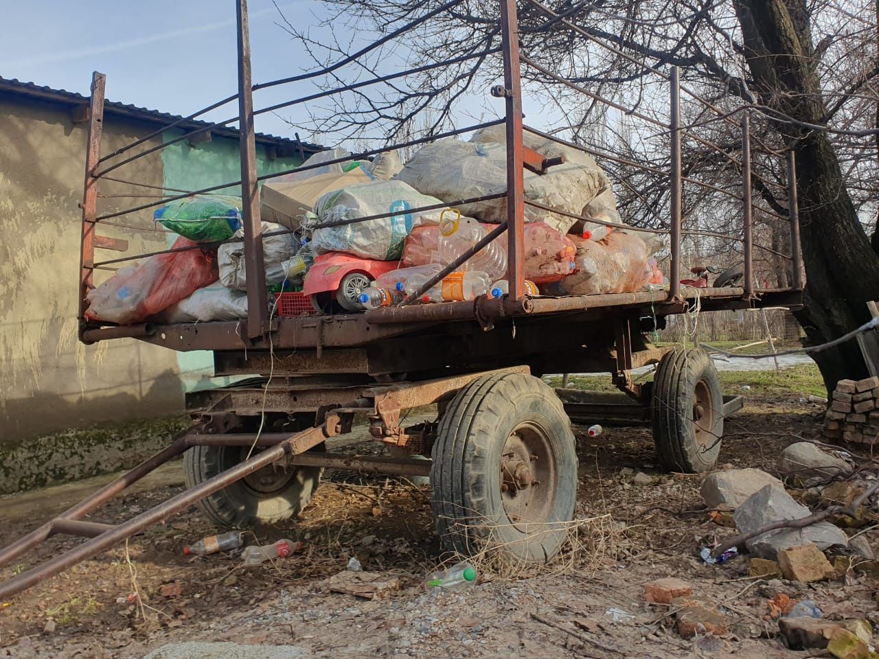 Тележка с дисками