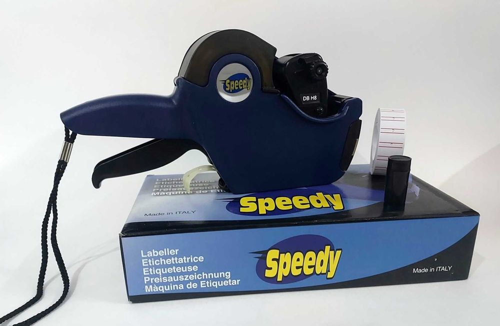 Этикет-пистолет Speedy DB H8 для ценников и этикеток +10 рулонов