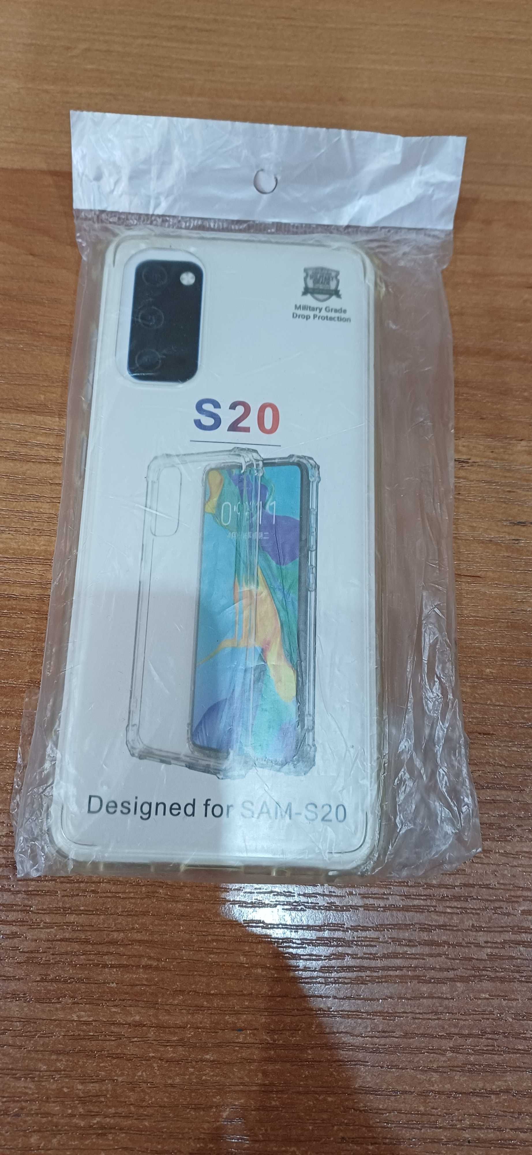 Силиконовый чехол на Samsung S-20. Новый.