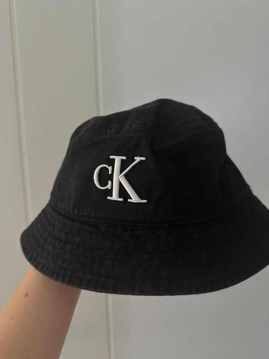 Pălărie de panama, Calvin Klein, unisex, negru