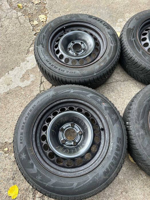 4бр. железни джанти 15" 5x110 за Opel