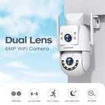 Безжична охранителна камера с 2 камери Lenovo WiFi 5G Dual Lens PTZ